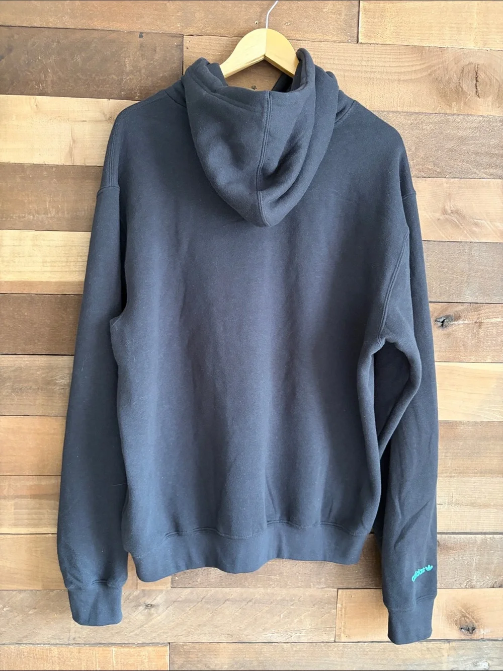 adidas OG Peace Sign Mens Black Hoodie